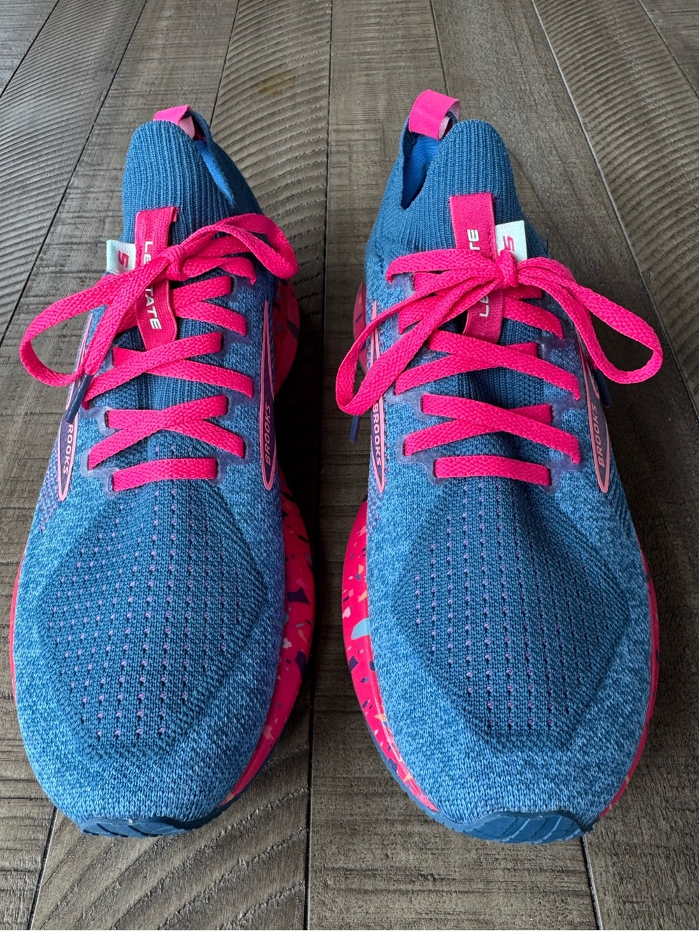 Brooks Levitate StealthFit 5 Blue/Beetroot/Plume Running Shoes Women’s Size 8 - Picture 11 of 16